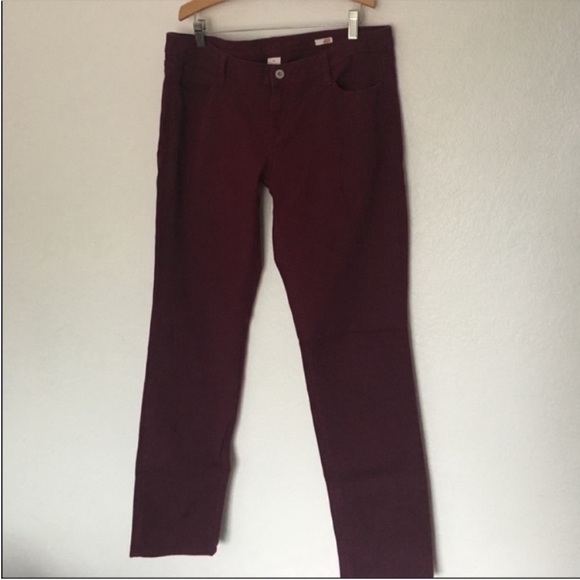 Arizona Burgundy Jeans‎ - Picture 2 of 4